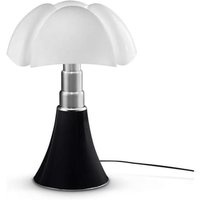 Lampe medium Pipistrello LED inox H50-62 cm Noir/Brun fonçé – Martinelli Luce