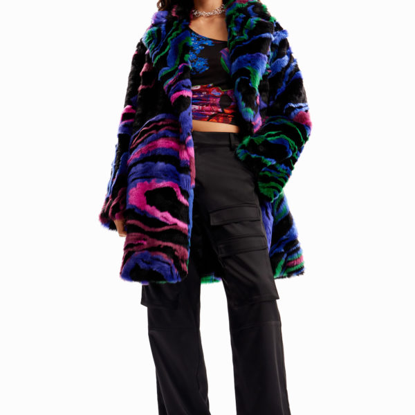 Manteau effet fourrure M. Christian Lacroix Desigual