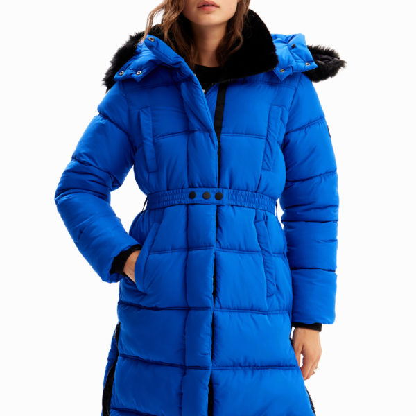 Manteau matelassé ceinture Desigual