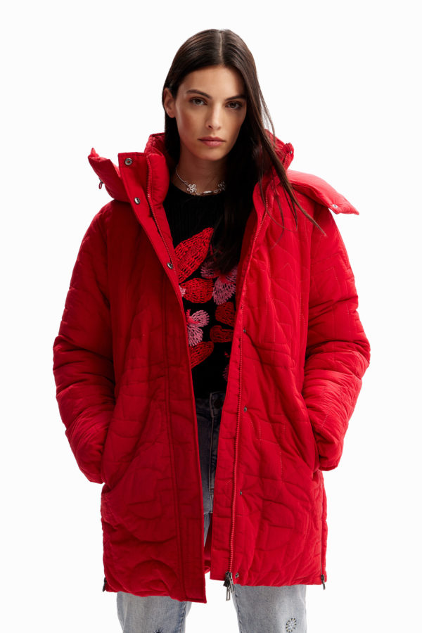 Manteau matelassé fermetures Éclair Desigual