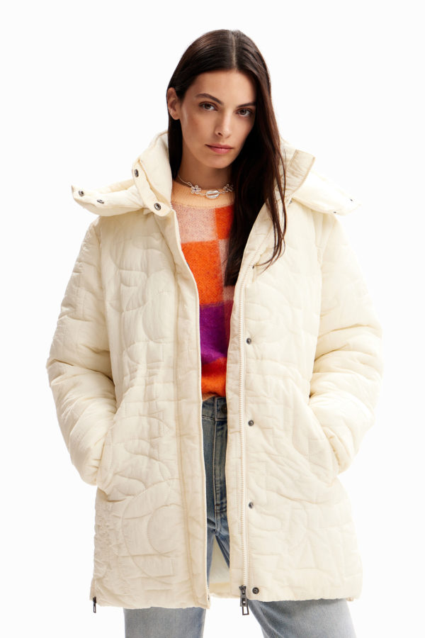 Manteau matelassé fermetures Éclair Desigual