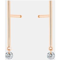 Mini Pendants d’oreilles Majorette – 2 diamants – poids total 0,14ct approx. – or 18kt – La Brune & La Blonde