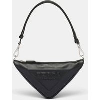 Mini sac besace Triangle en cuir – Prada