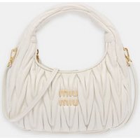 Mini sac hobo Wander en cuir nappa matelassé – Miu Miu