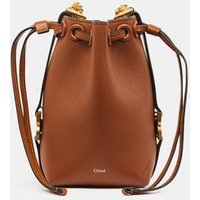 Mini sac seau Marcie cuir grainé chaînette – Chloe