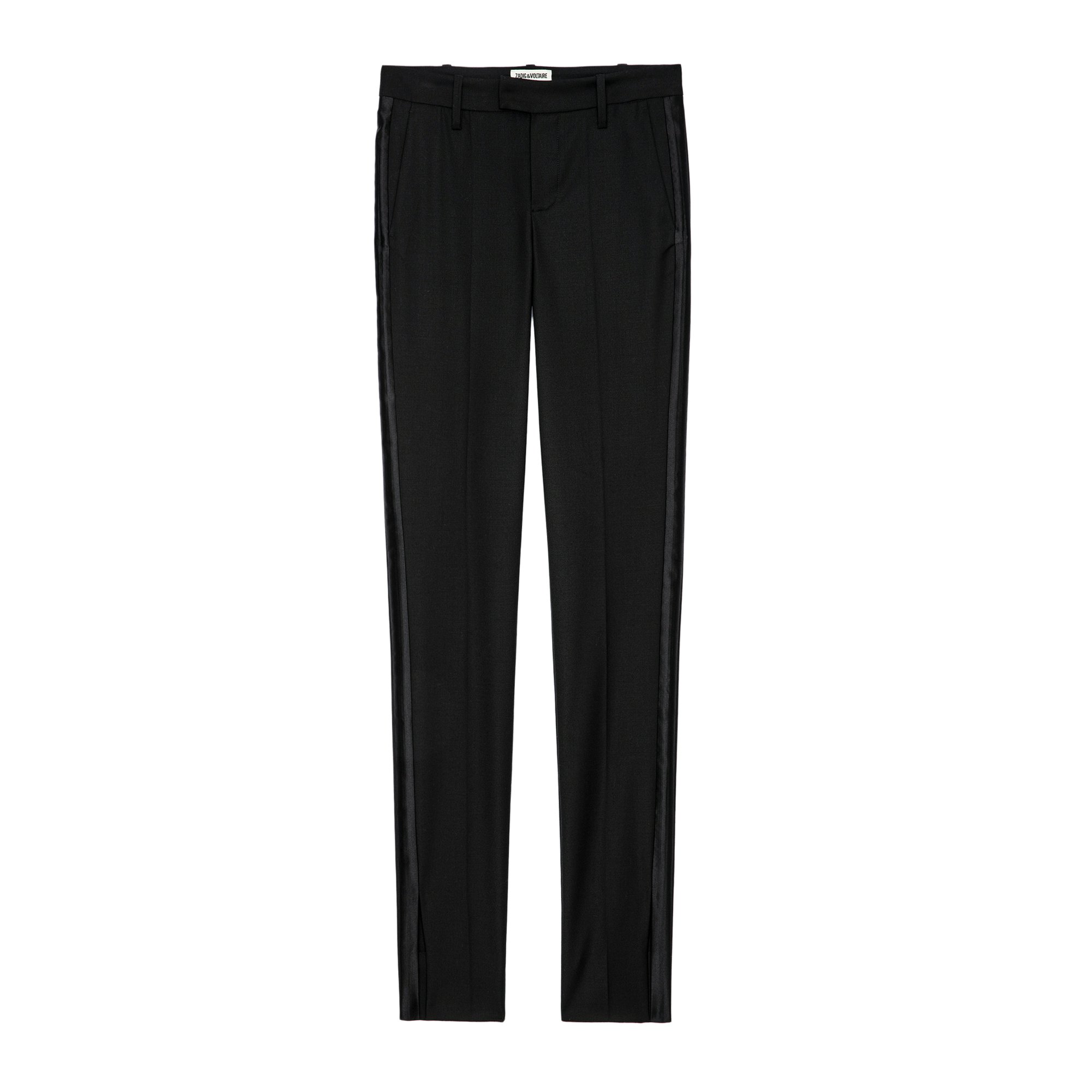 Pantalon Prune Noir - Taille 38 - Femme