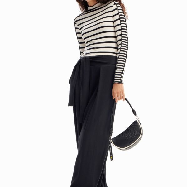 Pantalon wide leg maille Desigual
