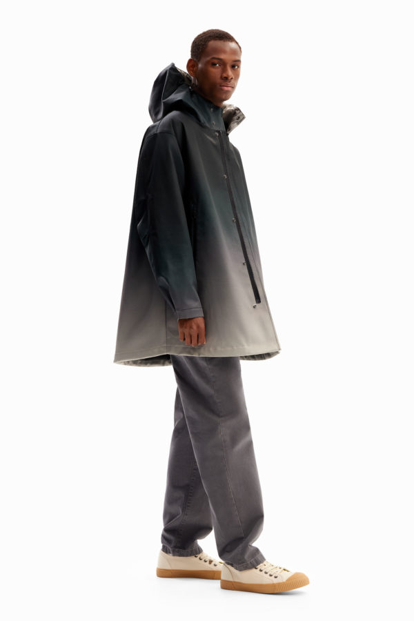Parka capuche dégradée Desigual
