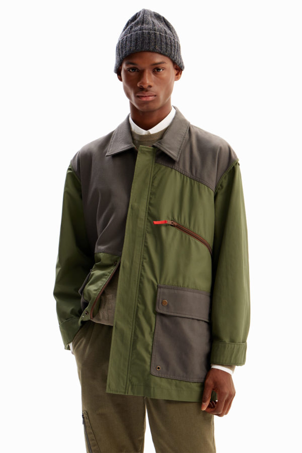 Parka combinée poches Desigual