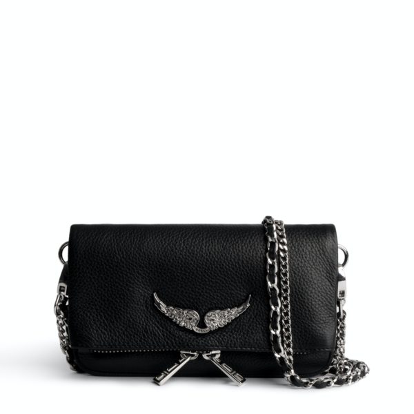 Pochette Rock Nano Swing Your Wings Noir Silver – Femme – Zadig & Voltaire