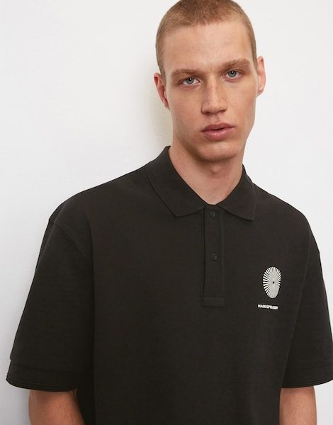 Polo à manches courtes oversize en maille piquée - Marc O'Polo