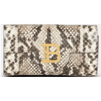 Portefeuille B-Buzz en cuir effet python – Balmain
