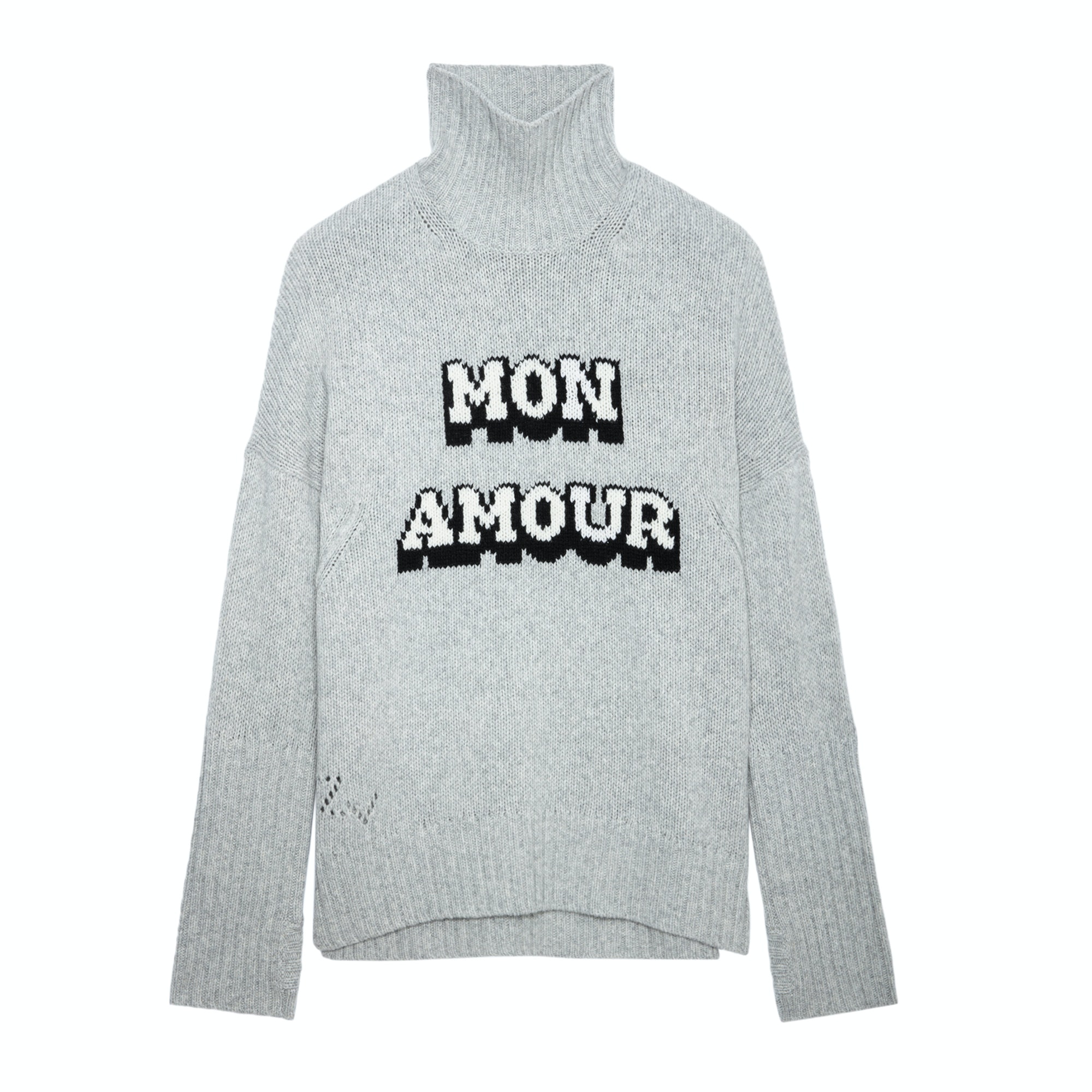 Pull Alma Mon Amour Gris Chine - Taille S - Femme