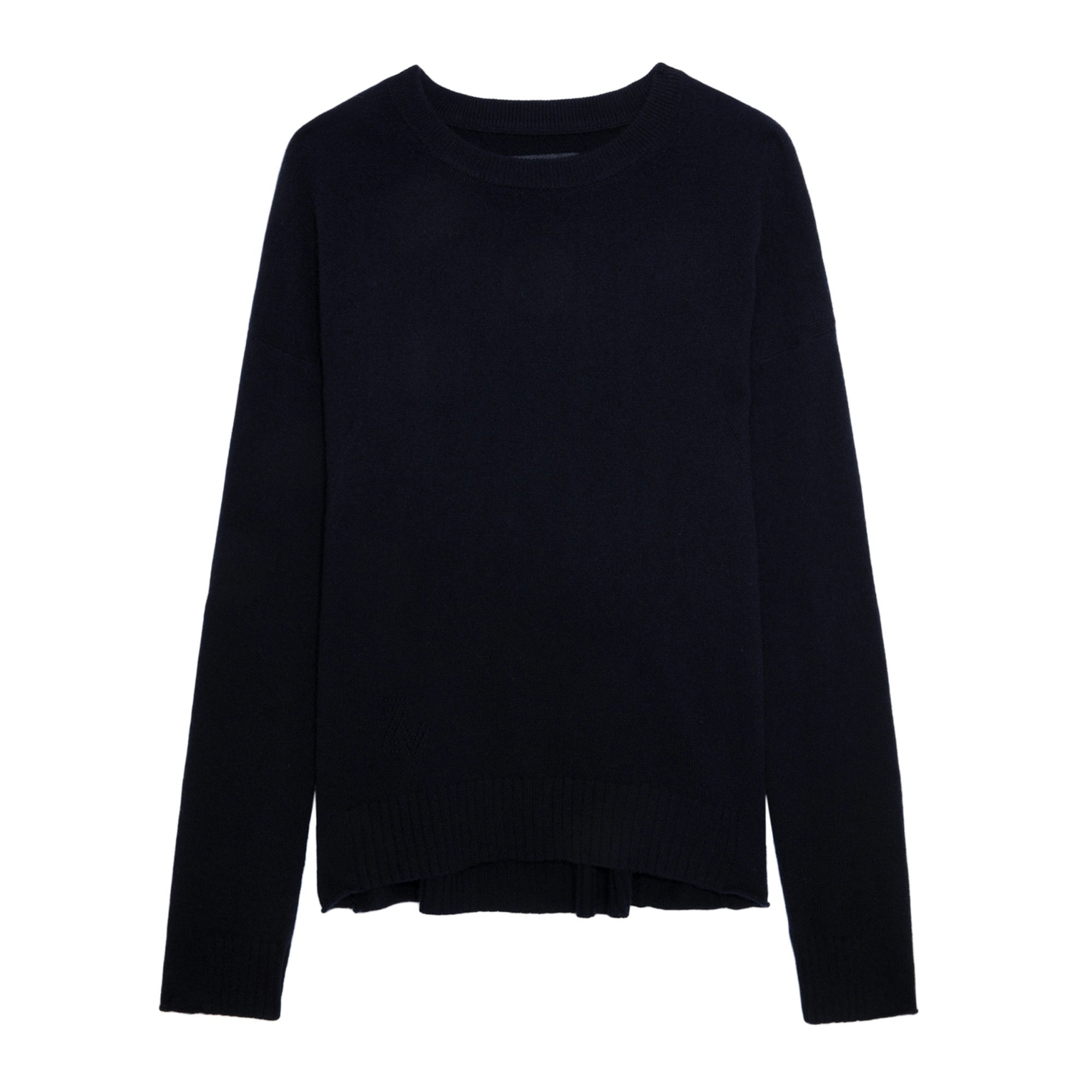 Pull Cici Patch Cachemire Encre - Taille S - Femme