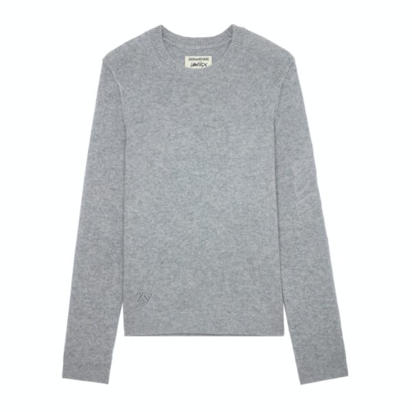 Pull Kennedy Cachemire Gris Chine Clair - Taille Xl - Homme
