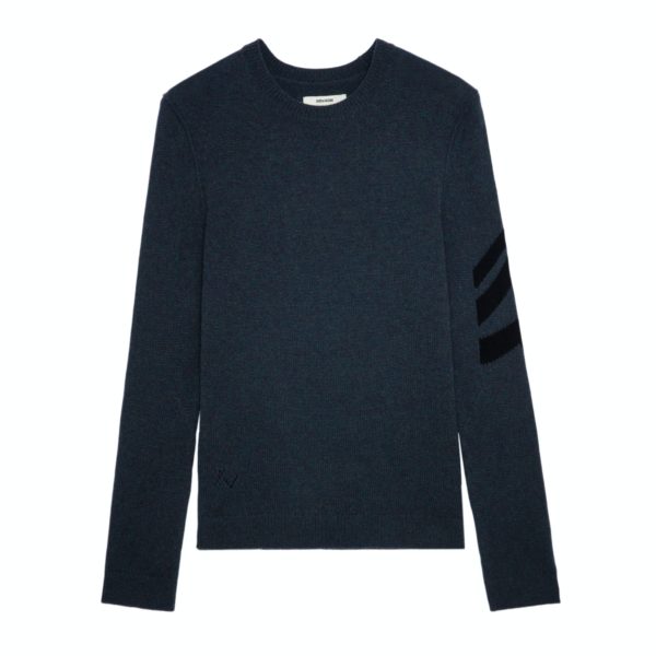 Pull Kennedy Cachemire Vert De Gris - Taille S - Homme