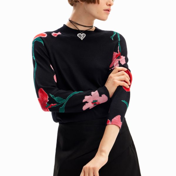 Pull fleurs aquarelle Desigual