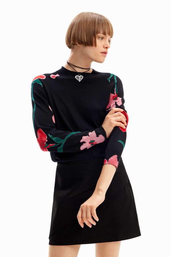 Pull fleurs aquarelle Desigual