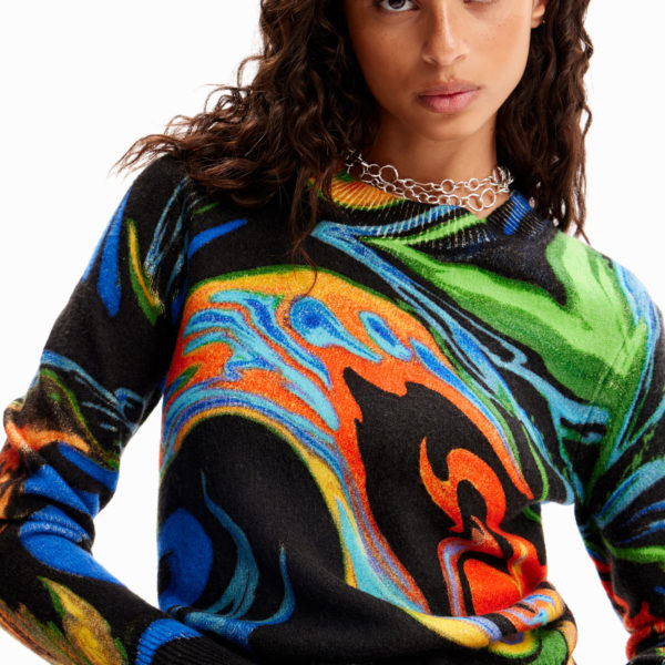 Pull marbré Desigual