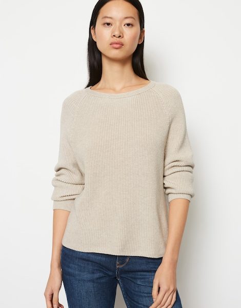 Pull-over court en maille à encolure ronde - Marc O'Polo