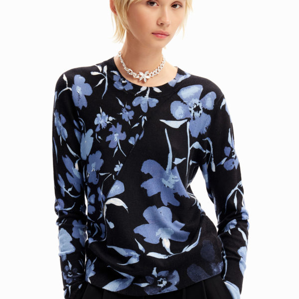 Pull patchwork fleurs – Desigual