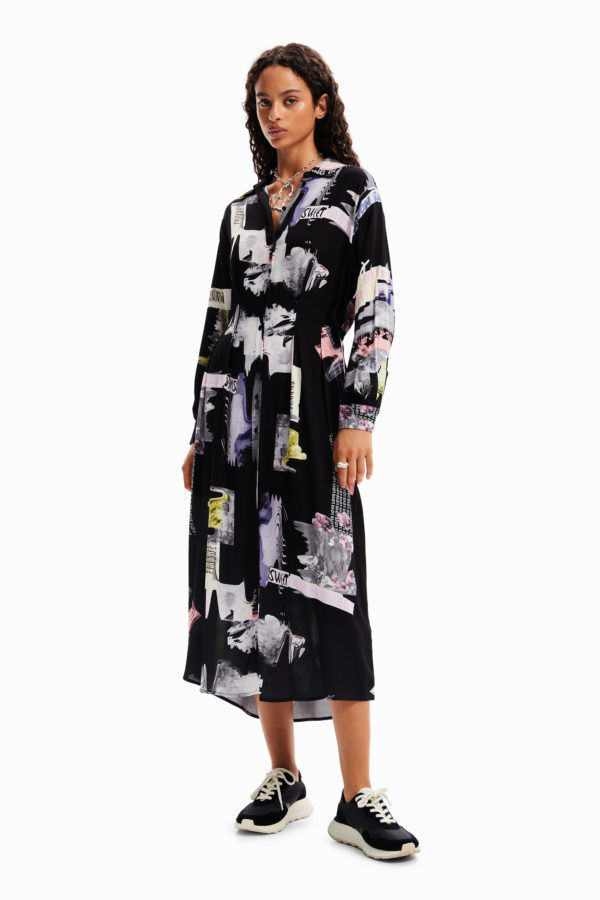 Robe chemise midi Desigual
