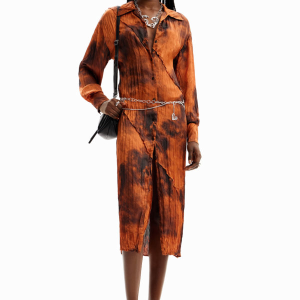 Robe chemise midi Desigual