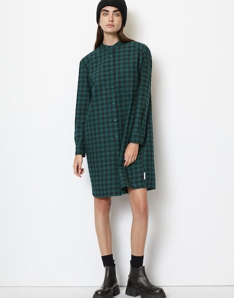 Robe chemisier à carreaux regular - Marc O'Polo