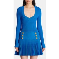 Robe courte en maille côtelée - Balmain