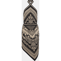 Robe dos-nu en maille Paisley et Monogramme – Balmain