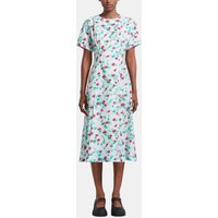 Robe longue en coton imprimé floral - Marni