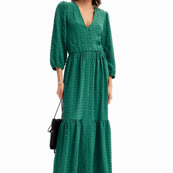 Robe longue texturée Desigual