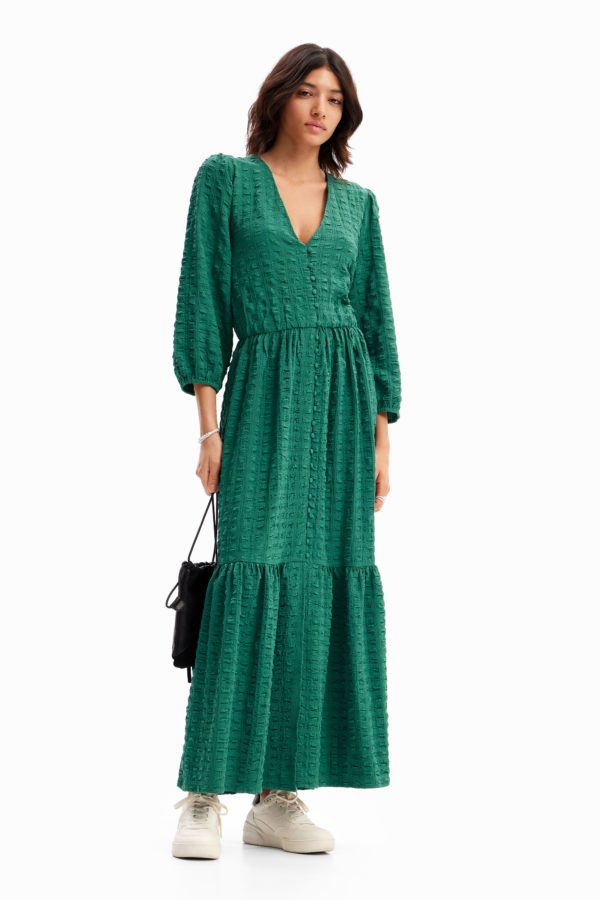 Robe longue texturée Desigual
