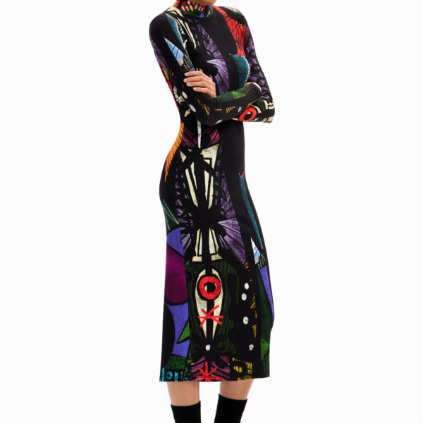 Robe midi arty M. Christian Lacroix Desigual