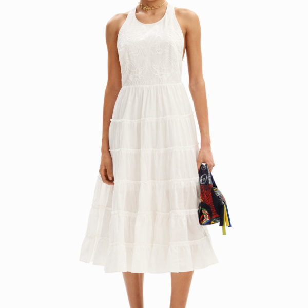 Robe midi décolletée M. Christian Lacroix Desigual