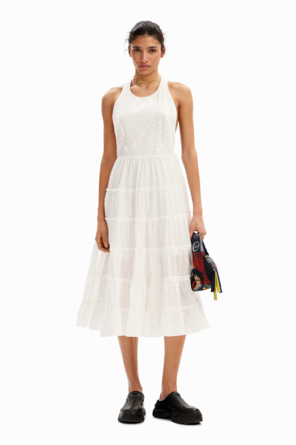 Robe midi décolletée M. Christian Lacroix Desigual