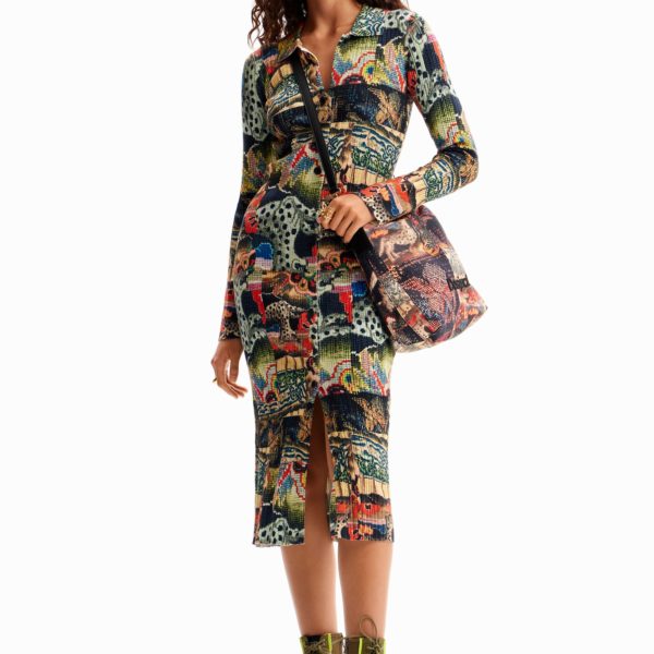 Robe midi tapisserie M. Christian Lacroix Desigual