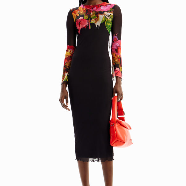 Robe tulle fleurs M. Christian Lacroix Desigual