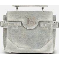 Sac B-Buzz 23 en denim effet vintage - Balmain