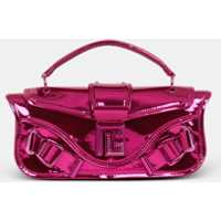 Sac Blaze Pouch en cuir effet miroir - Balmain