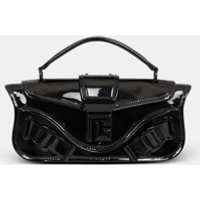 Sac Blaze Pouch en cuir verni – Balmain