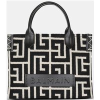 Sac Cabas B-Army en jacquard monogramme et cuir – Balmain