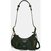 Sac Porté Épaule Le Cagole Modèle XS Embossé Crocodile - Balenciaga
