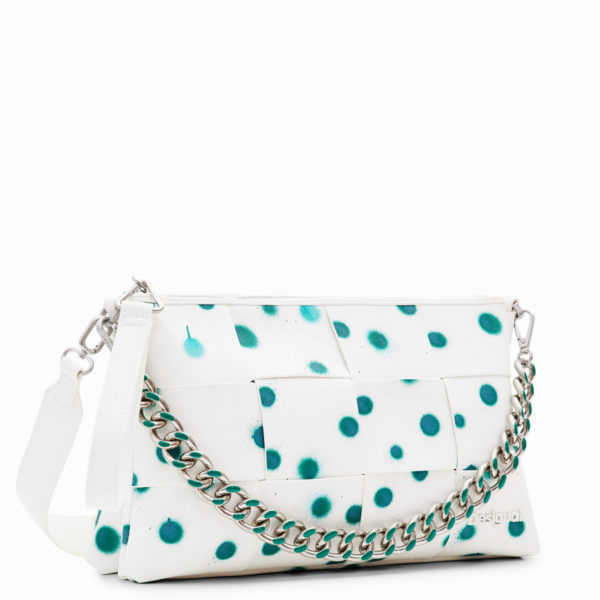 Sac à bandoulière M tressé gouttes Desigual