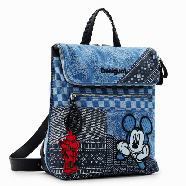 Sac à dos moyen denim Mickey Mouse Desigual