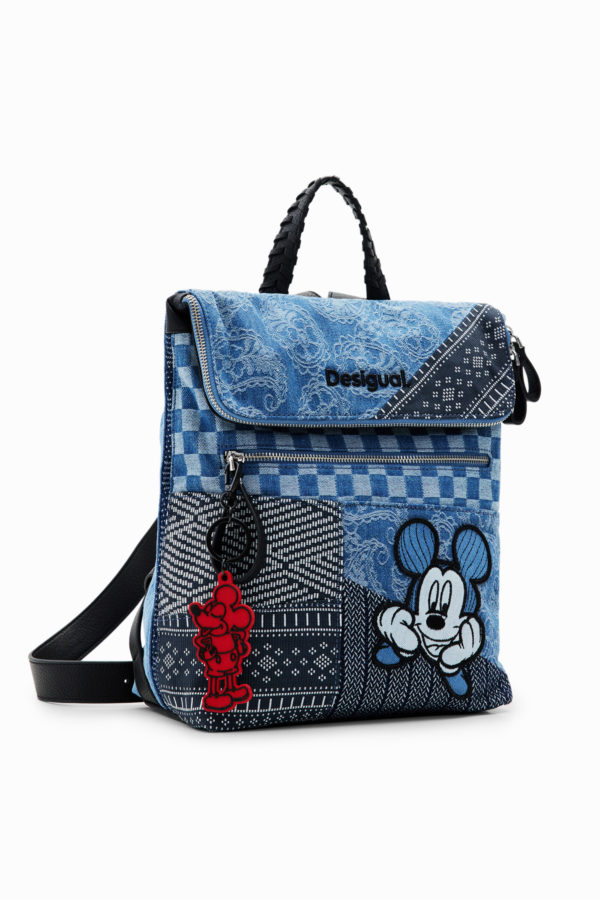 Sac à dos moyen denim Mickey Mouse Desigual