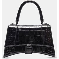 Sac à main Hourglass modèle XS embossé crocodile en cuir – Balenciaga