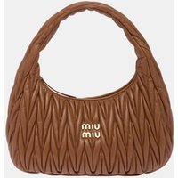 Sac à main hobo Wander en cuir – Miu Miu