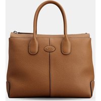 Sac cabas Shopping en Cuir Medium-Petit – TOD’S