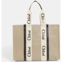 Sac cabas large Woody lin et cuir – Chloe